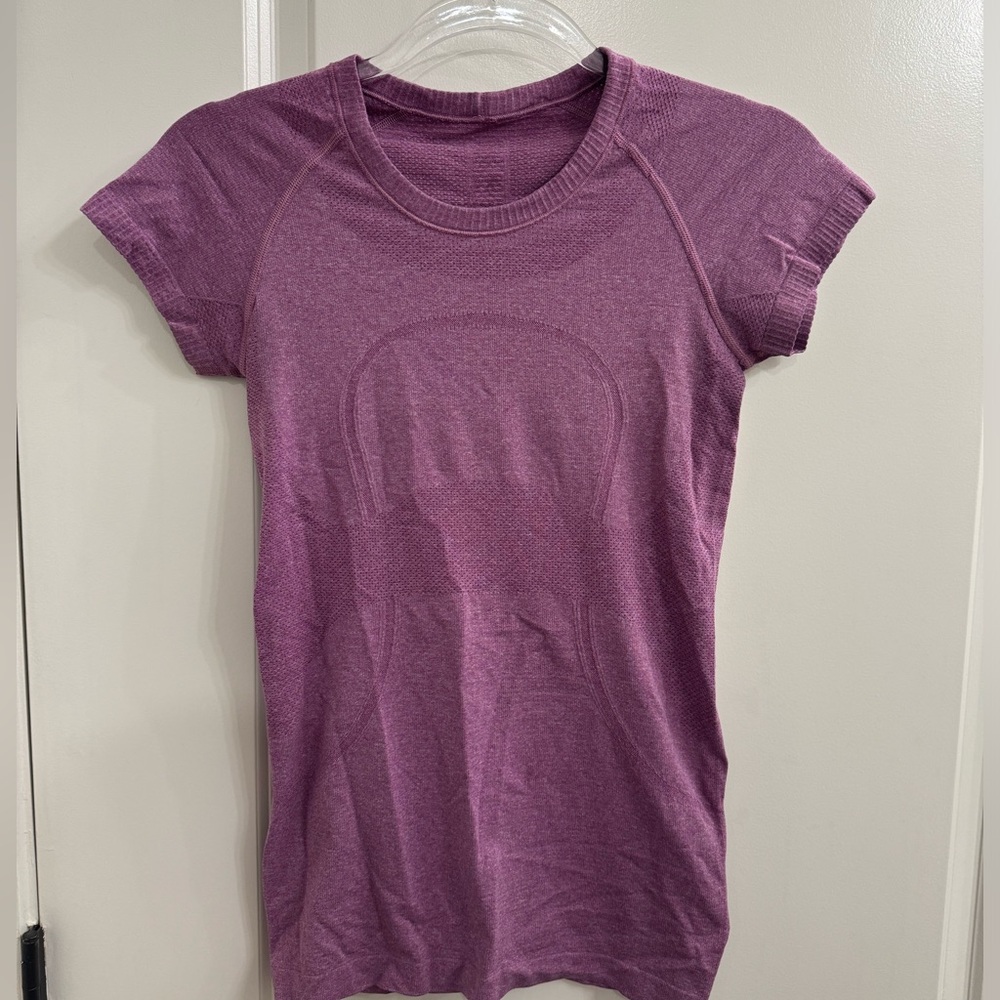 Purple lulu lemon workout top